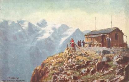 / CPA FRANCE 74 "Chamonix, le Brevent" / TUCK