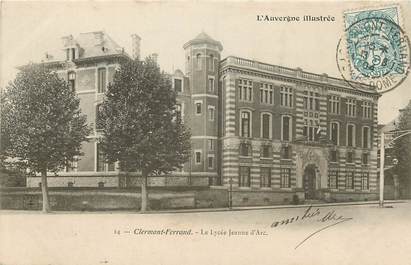 CPA FRANCE 63 "Clermont Ferrand, le lycée Jeanne d'Arc, l'Auvergne illustrée"