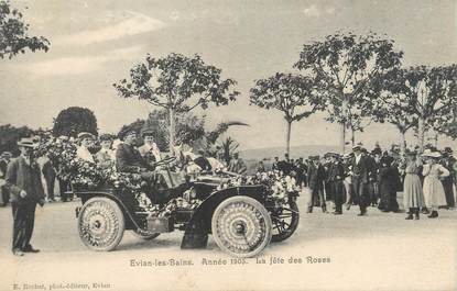 / CPA FRANCE 74 "Evian les Bains, la fête des Roses, 1905"