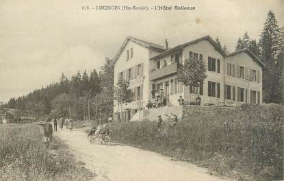 / CPA FRANCE 74 "Lucinges, l'hôtel Bellevue"