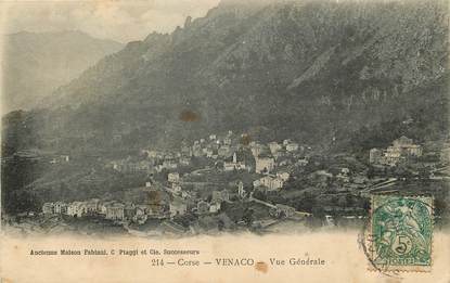 CPA FRANCE 20 "Corse, Venaco, vue générale"