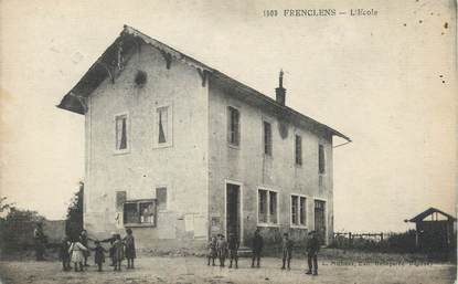 / CPA FRANCE 74 "Frenclens, l'école"