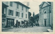 74 Haute Savoie / CPA FRANCE 74 "Frangy, hôtel de la poste et l'église "