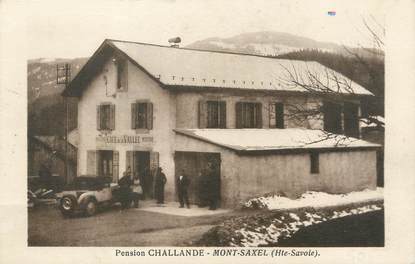 / CPA FRANCE 74 "Mont Saxel, pension Challande"