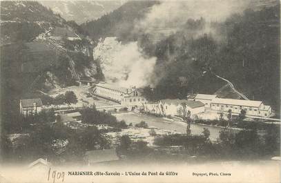 / CPA FRANCE 74 "Marignier, l'usine du pont du Giffre"