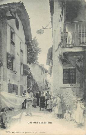 / CPA FRANCE 74 " Une rue à Meillerie"