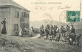 / CPA FRANCE 74 "Chalet du Mont Joly, arrivée d'une caravane"