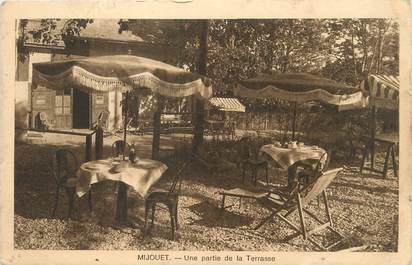 / CPA FRANCE 74 "Mijouet, une partie de la terrasse"