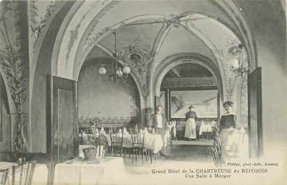 / CPA FRANCE 74 "Grand hôtel de la Chartreuse du Reposoir"