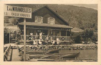 / CPA FRANCE 74 "Sevrier, chalet restaurant Les Mirandelles"