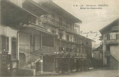 / CPA FRANCE 74 "Samoëns, hôtel du commerce"