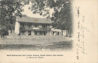 / CPA FRANCE 74 "Salève, hôtel restaurant des Treize Arbres"