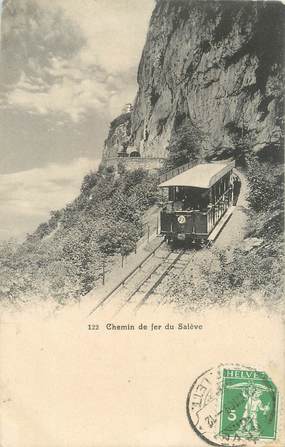 / CPA FRANCE 74 "Chemin de fer du Salève "