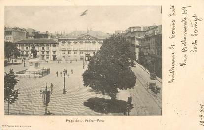 CPA PORTUGAL / Porto, Praça de D. Pedro