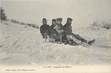 / CPA FRANCE 74 "Lugeurs au Salève" / LUGE