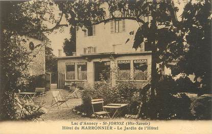 / CPA FRANCE 74 "Saint Jorioz, hôtel du Marronnier"