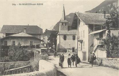 / CPA FRANCE 74 " Saint Martin sur Arve "