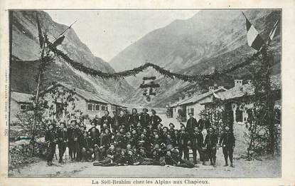 CPA FRANCE 73 "La Sidi Brahim chez les chasseurs alpins aux Chapieux"