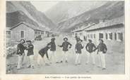 73 Savoie CPA FRANCE 73 "Aux Chapieux, une partie de bouchon" / CHASSEUR ALPIN / JEU