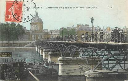 / CPA FRANCE 75001 "Paris, l'institut de France et le pont des Arts" / Ed. C.M