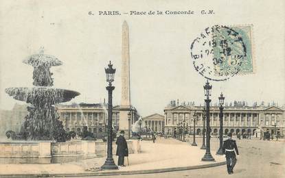 / CPA FRANCE 75001"Paris, place de la concorde" / Ed. C.M