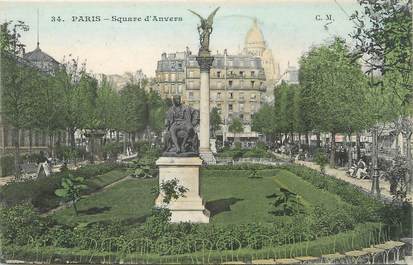 / CPA FRANCE 75009 "Paris, square d'Anvers" / Ed. C.M