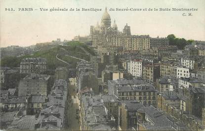 / CPA FRANCE 75018 "Paris, vue générale de la basilique" / Ed. C.M