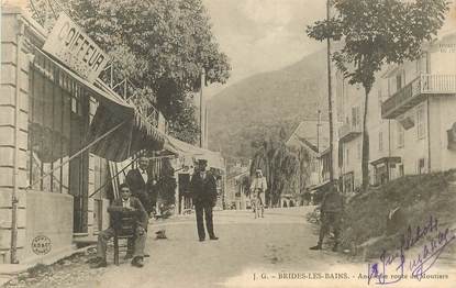 CPA FRANCE 73 "Brides les Bains, ancienne route de Moutiers"