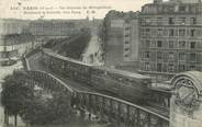 75 Pari / CPA FRANCE 75015 "Paris, vue générale du Métropolitain" / Ed. C.M / METRO