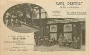 73 Savoie CPA FRANCE 73 "Albertville, café Berthet, rue de la République" / VELO