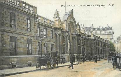 / CPA FRANCE 75008 "Paris, le palais de l'Elysées" / Ed. C.M