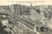75 Pari / CPA FRANCE 75007 "Paris, le métropolitain, bld Pasteur" / Ed. C.M
