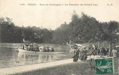 / CPA FRANCE 75016 "Paris, le passeur du grand lac" / Ed. C.M