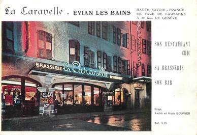 / CPSM FRANCE 74 "Evian Les Bains, la Caravelle"