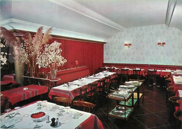 / CPSM FRANCE 74 "Evian Les Bains, restaurant la Caravelle"