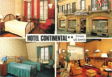 / CPSM FRANCE 74 "Evian Les Bains, Hôtel Continental"