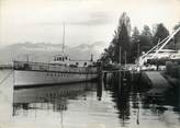 74 Haute Savoie / CPSM FRANCE 74 "Evian Les Bains, bateau promenade l'Eviana"