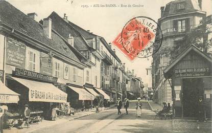 CPA FRANCE 73 "Aix les Bains, la rue de Genève"