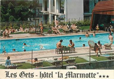 / CPSM FRANCE 74 "Les Gets, hôtel la Marmotte"