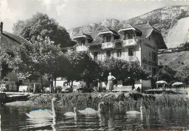 / CPSM FRANCE 74 "Bredannaz Doussard, hôtel restaurant Azur du Lac"