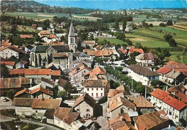 / CPSM FRANCE 74 "Bons, vue aérienne sur le centre du pays"