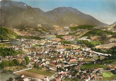 / CPSM FRANCE 74 "Faverges, vue panoramique aérienne"