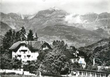 / CPSM FRANCE 74 "Le Fayet les Bains, le hameau des Alpes et la chaine des Aravis"