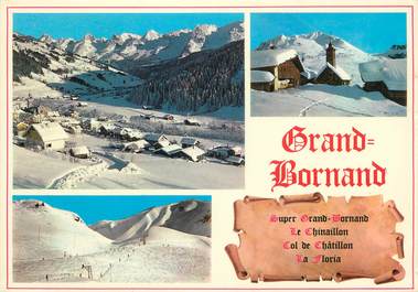 / CPSM FRANCE 74 "Grand Bornand et la chaine des Aravis"