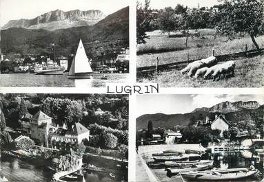 / CPSM FRANCE 74 "Lugrin, et les bords du lac Léman"