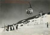 74 Haute Savoie / CPSM FRANCE 74 "Megève, départ de la cabine du Mont d'Arbois"