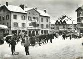 74 Haute Savoie / CPSM FRANCE 74 "Megève, place de la mairie "