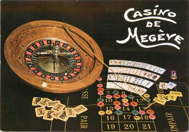 / CPSM FRANCE 74 "Casino de Megève"