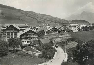 / CPSM FRANCE 74 "Megève, la vallée blanche, l'ours blanc"