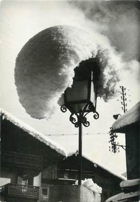 / CPSM FRANCE 74 "Megève, effet de neige"